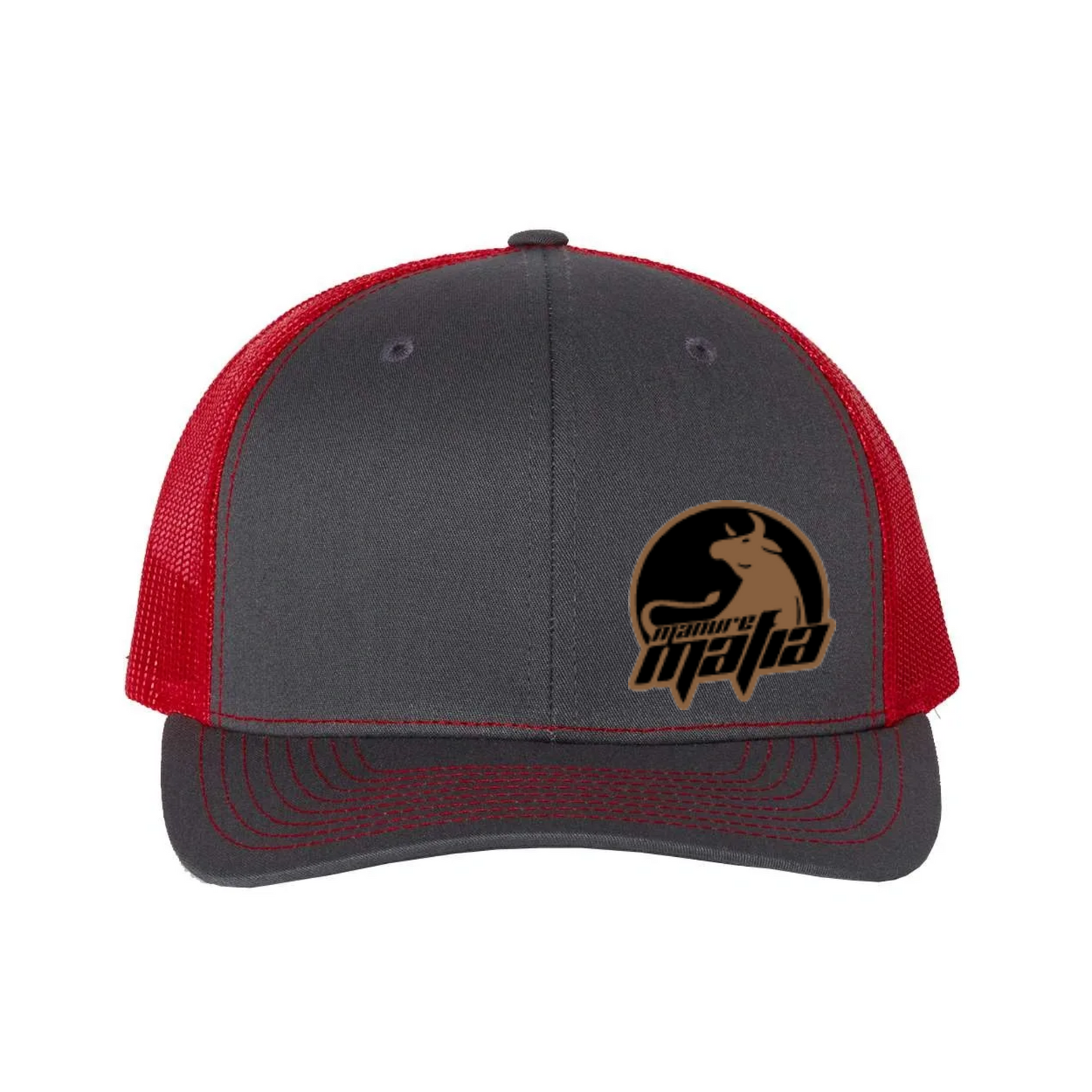 Manure Mafia Leather Patch Logo Richardson 112 Trucker Hat