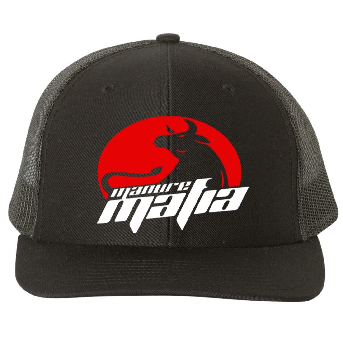 Manure Mafia Center Embroidered Logo Richardson 112 Trucker Hat