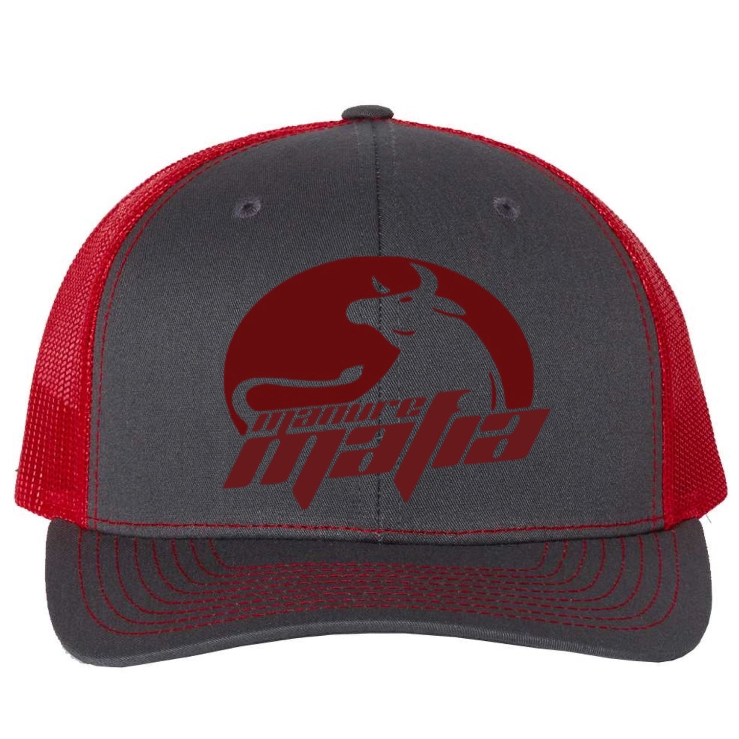 Manure Mafia Center Embroidered Logo Richardson 112 Trucker Hat