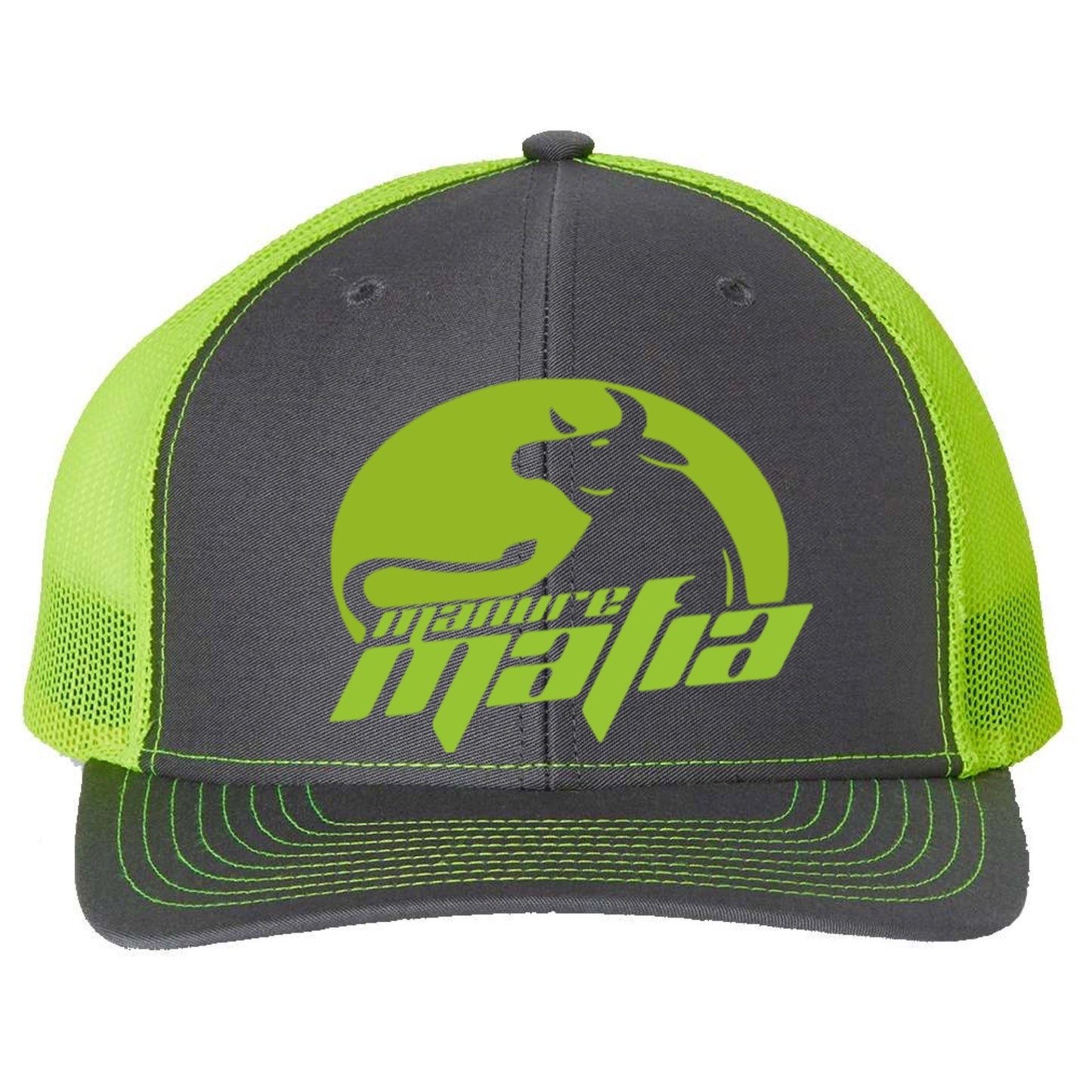 Manure Mafia Center Embroidered Logo Richardson 112 Trucker Hat