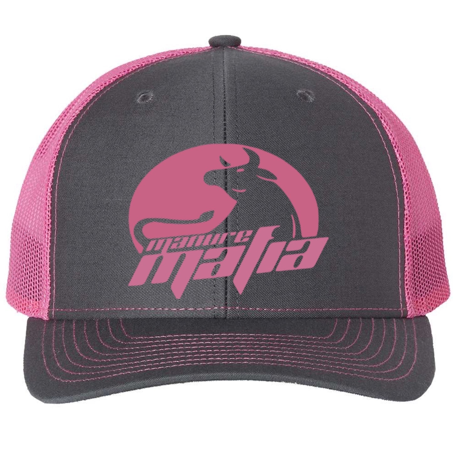 Manure Mafia Center Embroidered Logo Richardson 112 Trucker Hat