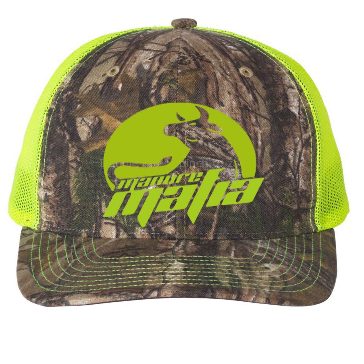 Manure Mafia Center Embroidered Logo Richardson 112 Trucker Hat