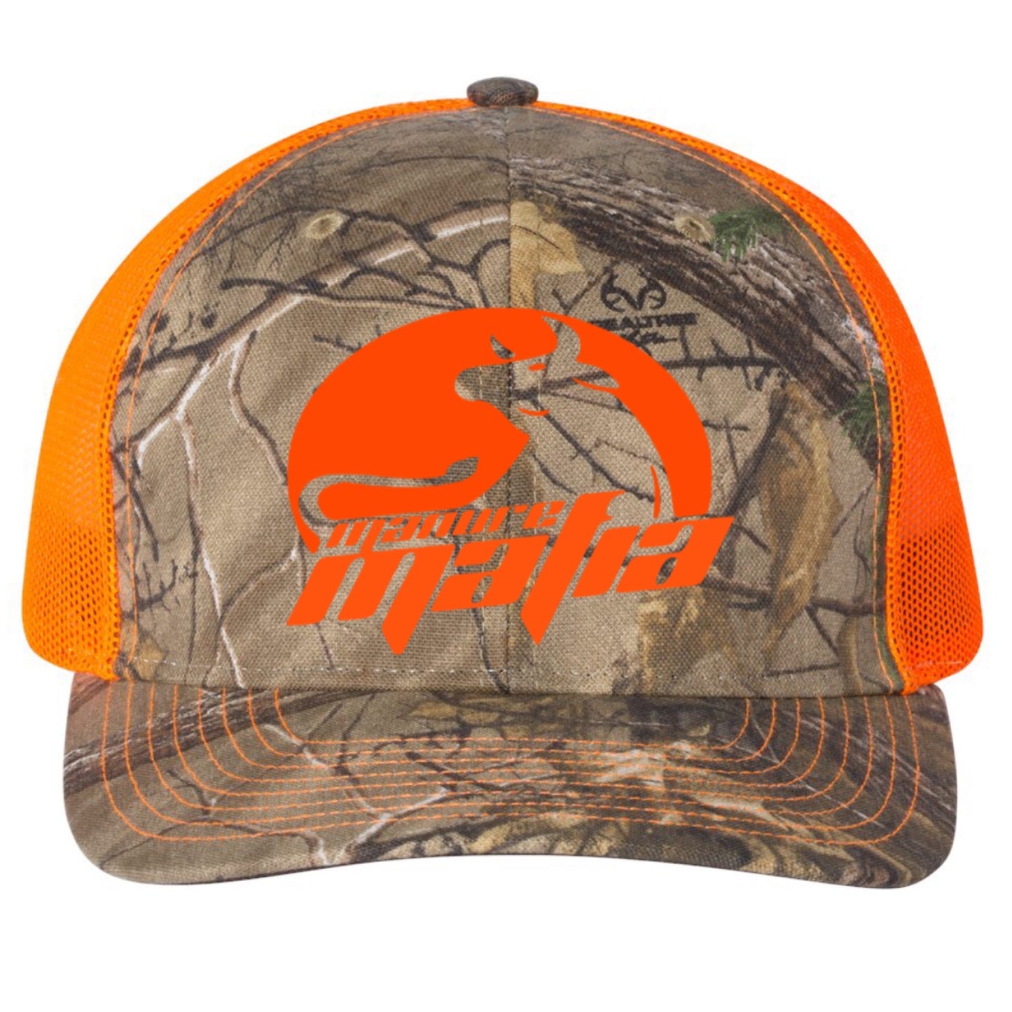 Manure Mafia Center Embroidered Logo Richardson 112 Trucker Hat