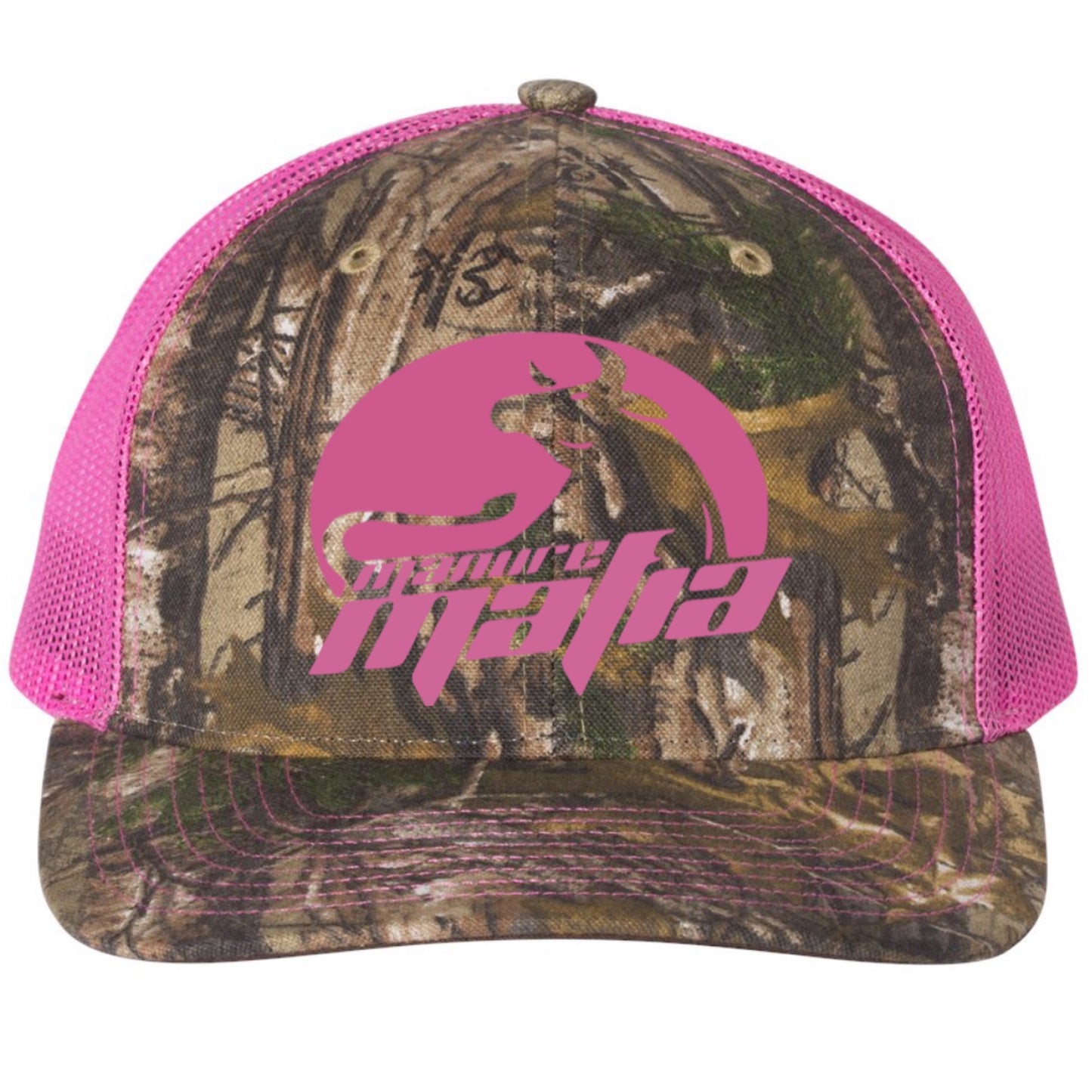 Manure Mafia Center Embroidered Logo Richardson 112 Trucker Hat