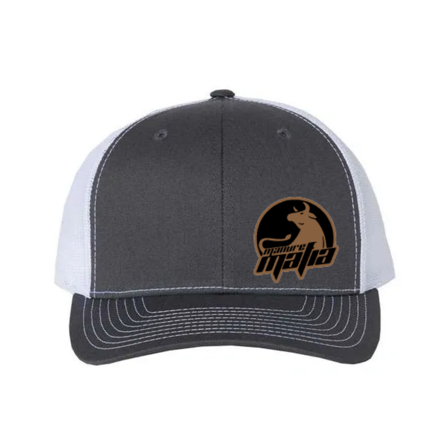 Manure Mafia Leather Patch Logo Richardson 112 Trucker Hat