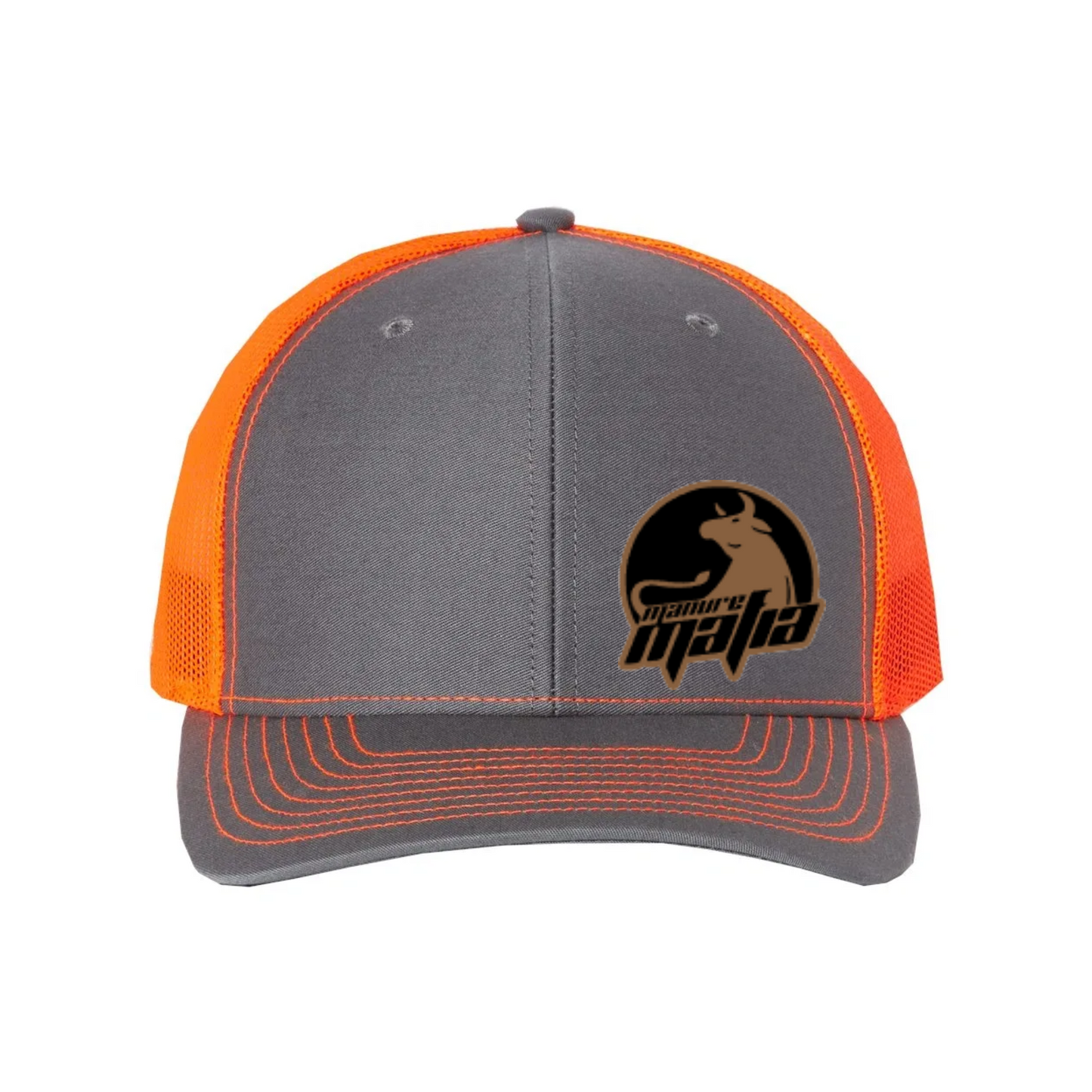 Manure Mafia Leather Patch Logo Richardson 112 Trucker Hat