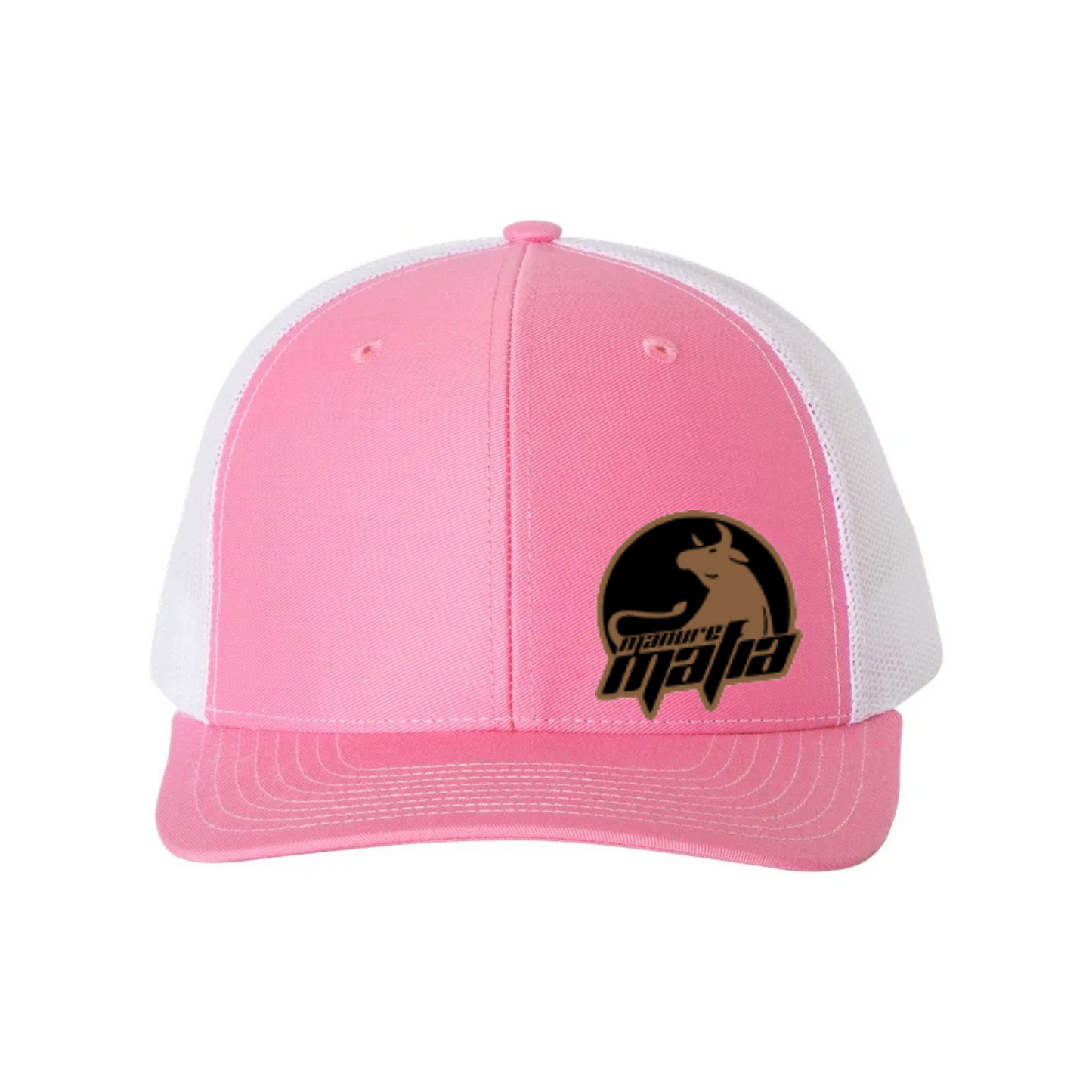 Manure Mafia Leather Patch Logo Richardson 112 Trucker Hat