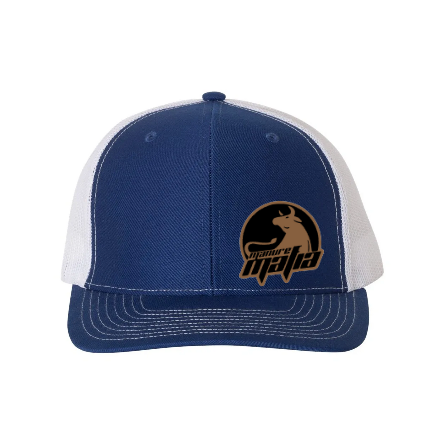 Manure Mafia Leather Patch Logo Richardson 112 Trucker Hat